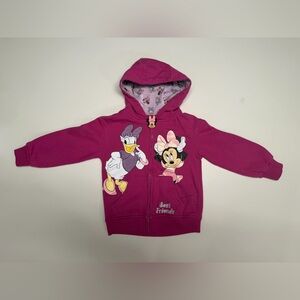 Disney Kids Hoodie with Characters with character zipper size 5